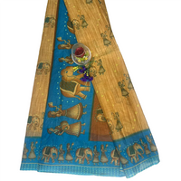 Nritya Gaja Border Cotton Saree.