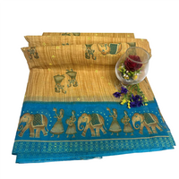 Nritya Gaja Border Cotton Saree.
