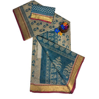 Neelkamal Printed Elegance Pure Cotton Saree