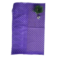 Ocean Blossom Printed Cotton Saree.