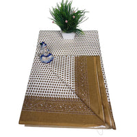 Ocean Blossom Printed Cotton Saree.