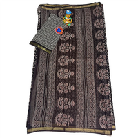 Premium Chanderi Heart Shaped Floral Cotton Saree.