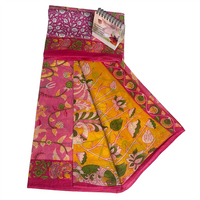 Pink Paradise Printed Cotton Saree.