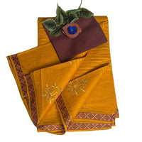 Haldi Kumkum  Pure Cotton Saree.