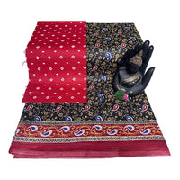 Vrinda Floral Green Saree