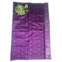 Lilac Bloom Elegance Pttu Saree.