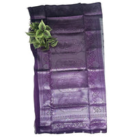 Lilac Bloom Elegance Pttu Saree.