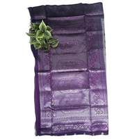 Lilac Bloom Elegance Pttu Saree.