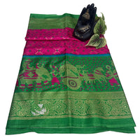Rathostava Foil Print Saree.