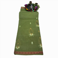 Classic Beauty with a golden touch Cotton saree.