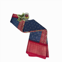 Vaidehi Blue Jacquard Border Saree