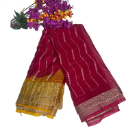 Leheriya Net Semi Transparent Saree.