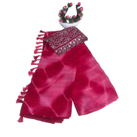 Shibori Dyed Soft Fabric Saree