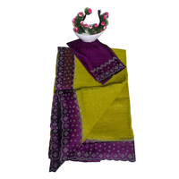 Silk Crinkled Fabric Saree