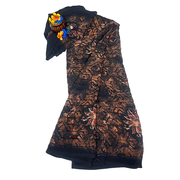 Crushed Silk Saree