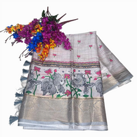 Lotus Printed Saree