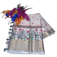 Lotus Printed Saree