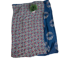 Navy blue fancy saree