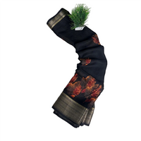 Indigo leafloom Saree