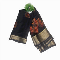 Indigo leafloom Saree