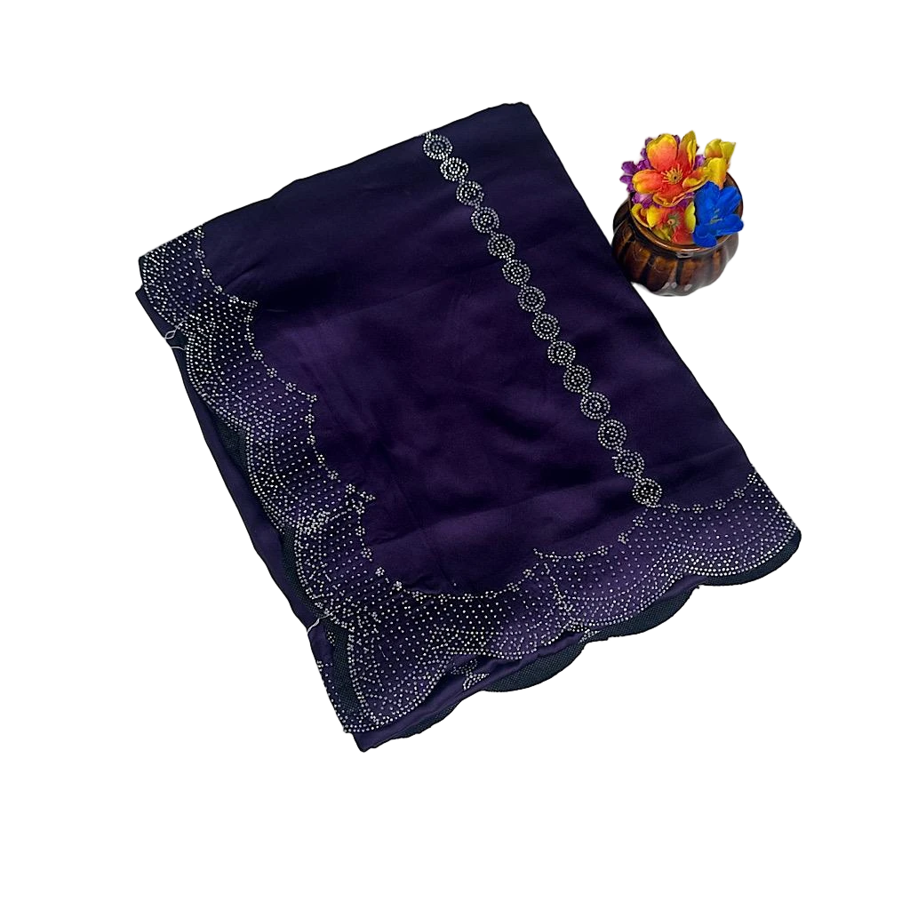 Embellished Stole Saree