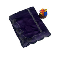 Embellished Stole Saree