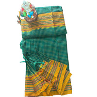 Ghingham Checks Saree