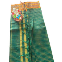 Ghingham Checks Saree