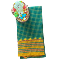 Ghingham Checks Saree