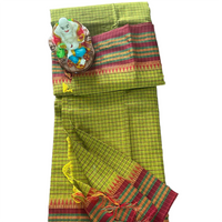 Ruthratcham Checked Saree