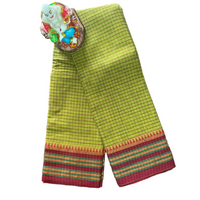 Ruthratcham Checked Saree