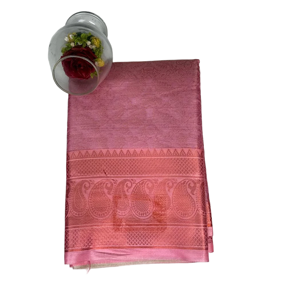 Mauve Banarasi Pattu Saree.