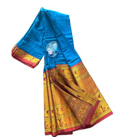 Neelambara Narayanpet Heritage Saree