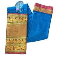 Neelambara Narayanpet Heritage Saree