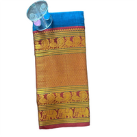Neelambara Narayanpet Heritage Saree