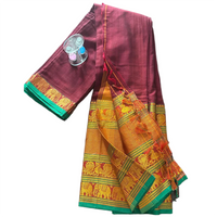 Neelambara Narayanpet Heritage Saree