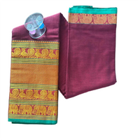 Neelambara Narayanpet Heritage Saree
