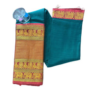 Neelambara Narayanpet Heritage Saree
