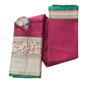 Gulabi Haritha Narayanpet Saree