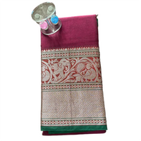 Gulabi Haritha Narayanpet Saree