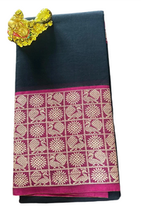 Ruhini Black Naryanpet Sarees