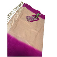 Pure Dupion Raw Silk Ombre Saree