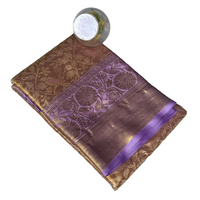 Royal Queen Purple Dharmavaram Semi Pattu saree
