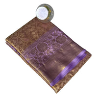 Royal Queen Purple Dharmavaram Semi Pattu saree