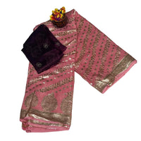 Zari Butta Khaddi Georgette Saree
