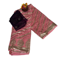 Zari Butta Khaddi Georgette Saree