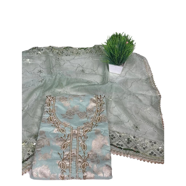 Unstitched Kalamkari Dress Material