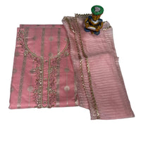 Heritage Noor-Rose Dress Material