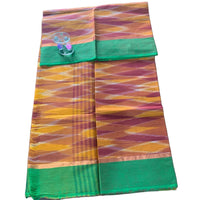 Zig Zag Kattari Design Patola saree