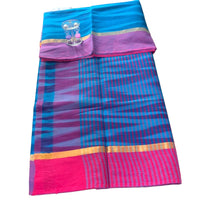 Neelambara Gulabi Rekha Patola